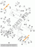 SELECTOR CAMBIO para KTM 1190 RC8 R WHITE 2011