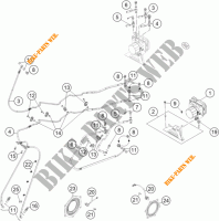 SISTEMA DE FRENOS ABS para KTM 1190 ADVENTURE R ABS 2016