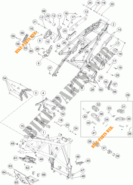 BASTIDOR para KTM 1190 ADVENTURE R ABS 2016