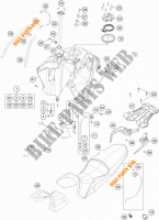 DEPOSITO / ASIENTO para KTM 1190 ADVENTURE R ABS 2015