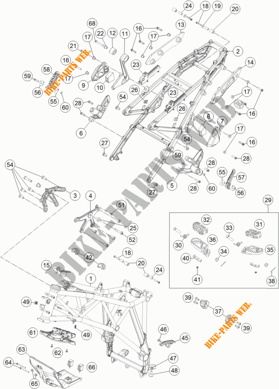 BASTIDOR para KTM 1190 ADVENTURE R ABS 2015