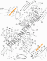 PLASTICOS para KTM 1190 ADVENTURE R ABS 2015