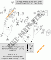 BOMBA DE AGUA para KTM 1190 ADVENTURE R ABS 2015