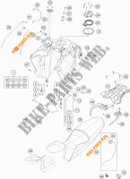 DEPOSITO / ASIENTO para KTM 1190 ADVENTURE R ABS 2015