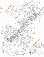 PLASTICOS para KTM 1190 ADVENTURE R ABS 2015