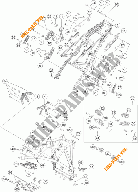 BASTIDOR para KTM 1190 ADVENTURE R ABS 2013
