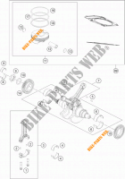 CIGUEÑAL / PISTÓN para KTM 1190 ADVENTURE R ABS 2013