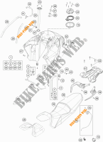 DEPOSITO / ASIENTO para KTM 1190 ADVENTURE R ABS 2013