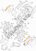 PLASTICOS para KTM 1190 ADVENTURE R ABS 2013