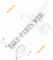 BALANCEADOR para KTM 1190 RC8 R WHITE 2011