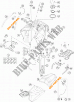 DEPOSITO / ASIENTO para KTM 1190 ADVENTURE ABS GREY WES. 2015