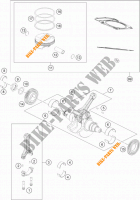 CIGUEÑAL / PISTÓN para KTM 1190 ADVENTURE ABS GREY 2014