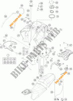 DEPOSITO / ASIENTO para KTM 1190 ADVENTURE ABS GREY 2014