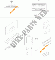 HERRAMIENTAS / MANUAL / OPCIONES para KTM 1190 ADVENTURE ABS GREY 2014
