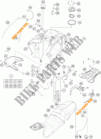 DEPOSITO / ASIENTO para KTM 1190 ADVENTURE ABS GREY WES. 2014