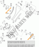 DISTRIBUCION para KTM 1190 ADVENTURE ABS ORANGE 2014