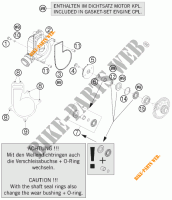 BOMBA DE AGUA para KTM 1190 RC8 R LIMITED EDITION AKRAPOVIC 2010