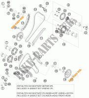 DISTRIBUCION para KTM 1190 RC8 R LIMITED EDITION AKRAPOVIC 2010