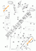 MANILLAR / MANDOS para KTM 1190 RC8 R LIMITED EDITION AKRAPOVIC 2010