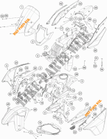 PLASTICOS para KTM 1190 ADVENTURE ABS GREY 2013