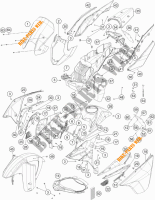 PLASTICOS para KTM 1050 ADVENTURE ABS 2016