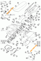 DEPOSITO / ASIENTO para KTM 990 ADVENTURE S 2007