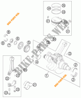 CIGUEÑAL / PISTÓN para KTM 990 ADVENTURE R 2012