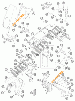 PLASTICOS para KTM 990 ADVENTURE R 2012