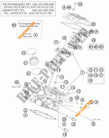 CULATA TRASERA para KTM 990 ADVENTURE R 2012