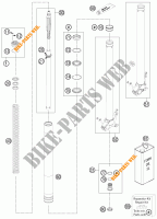 HORQUILLA (PIEZAS) para KTM 990 ADVENTURE R 2012
