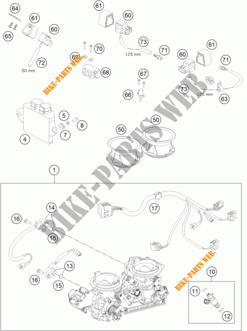 INYECCION para KTM 990 ADVENTURE R 2011