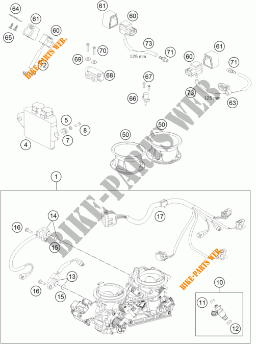 INYECCION para KTM 990 ADVENTURE R 2011