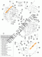 CARTERES CIGÜEÑAL para KTM 990 ADVENTURE DAKAR EDITION 2011