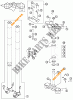 HORQUILLA / TIJA DIRECCION para KTM 990 ADVENTURE DAKAR EDITION 2011