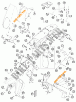 PLASTICOS para KTM 990 ADVENTURE DAKAR EDITION 2011