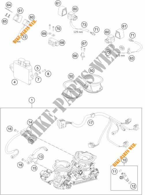 INYECCION para KTM 990 ADVENTURE DAKAR EDITION 2011