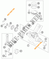 CIGUEÑAL / PISTÓN para KTM 990 ADVENTURE ORANGE ABS 2011