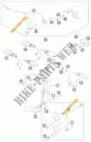 FARO / PILOTO TRASERO para KTM 990 ADVENTURE ORANGE ABS 2011