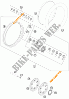 LLANTA DELANTERA para KTM 990 ADVENTURE ORANGE ABS 2011
