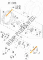 LLANTA TRASERA para KTM 990 ADVENTURE ORANGE ABS 2011