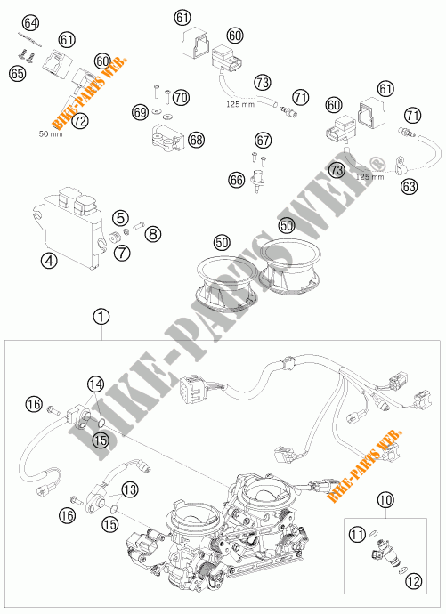 INYECCION para KTM 990 ADVENTURE BLACK ABS 2008