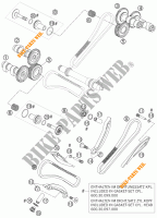 DISTRIBUCION para KTM 990 ADVENTURE ORANGE ABS 2007