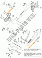 DISTRIBUCION para KTM 990 ADVENTURE ORANGE ABS 2007