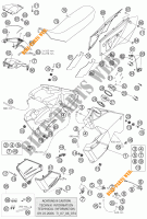 DEPOSITO / ASIENTO para KTM 990 ADVENTURE BLACK ABS 2006