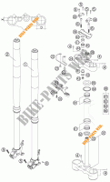HORQUILLA / TIJA DIRECCION para KTM 640 LC4 ADVENTURE 2006