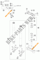 HORQUILLA / TIJA DIRECCION para KTM 1190 RC8 BLACK 2010