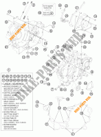 CARTERES CIGÜEÑAL para KTM 990 SUPERMOTO R ABS 2013