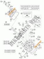 CULATA DELANTERA para KTM 950 SUPERMOTO ORANGE 2007