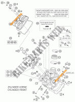 CULATA DELANTERA para KTM 950 SUPERMOTO ORANGE 2006
