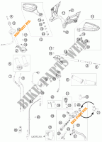MANILLAR / MANDOS para KTM 1190 RC8 ORANGE 2010